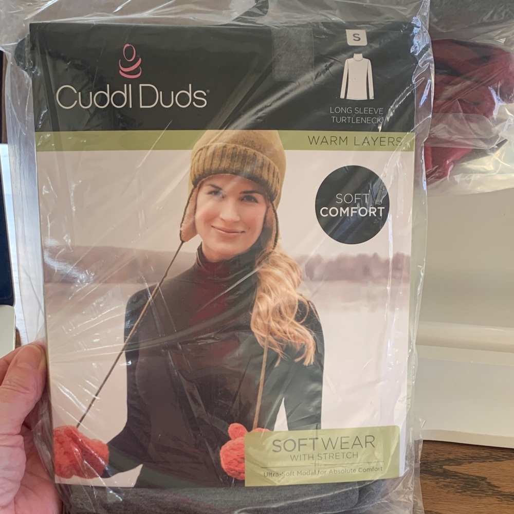 Cuddl Duds Hthr coal Long Sleeve Turtleneck
Small